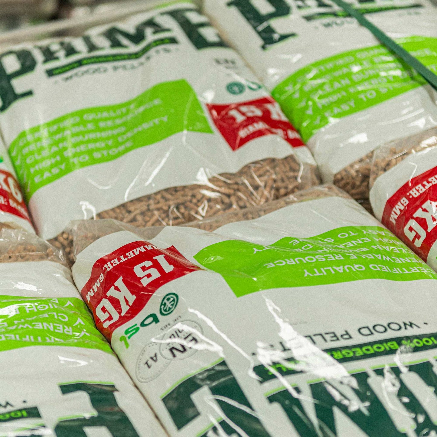 Prime Pellet 6mm Enplus A1 Pine in 15 KG Bag